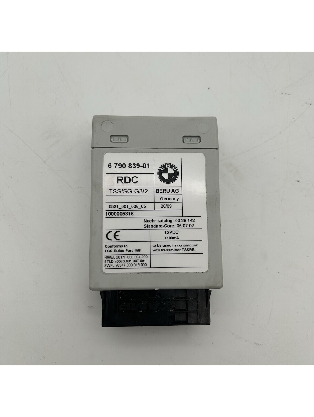 09-11 BMW 535i 550i GT Electronic Tire Pressure Monitor Control Module OEM